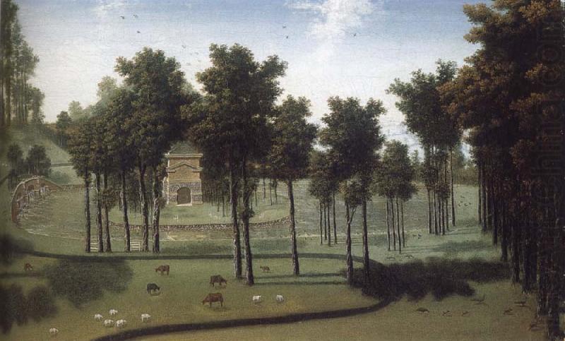 View to William Kent-s temple on the island, unknow artist